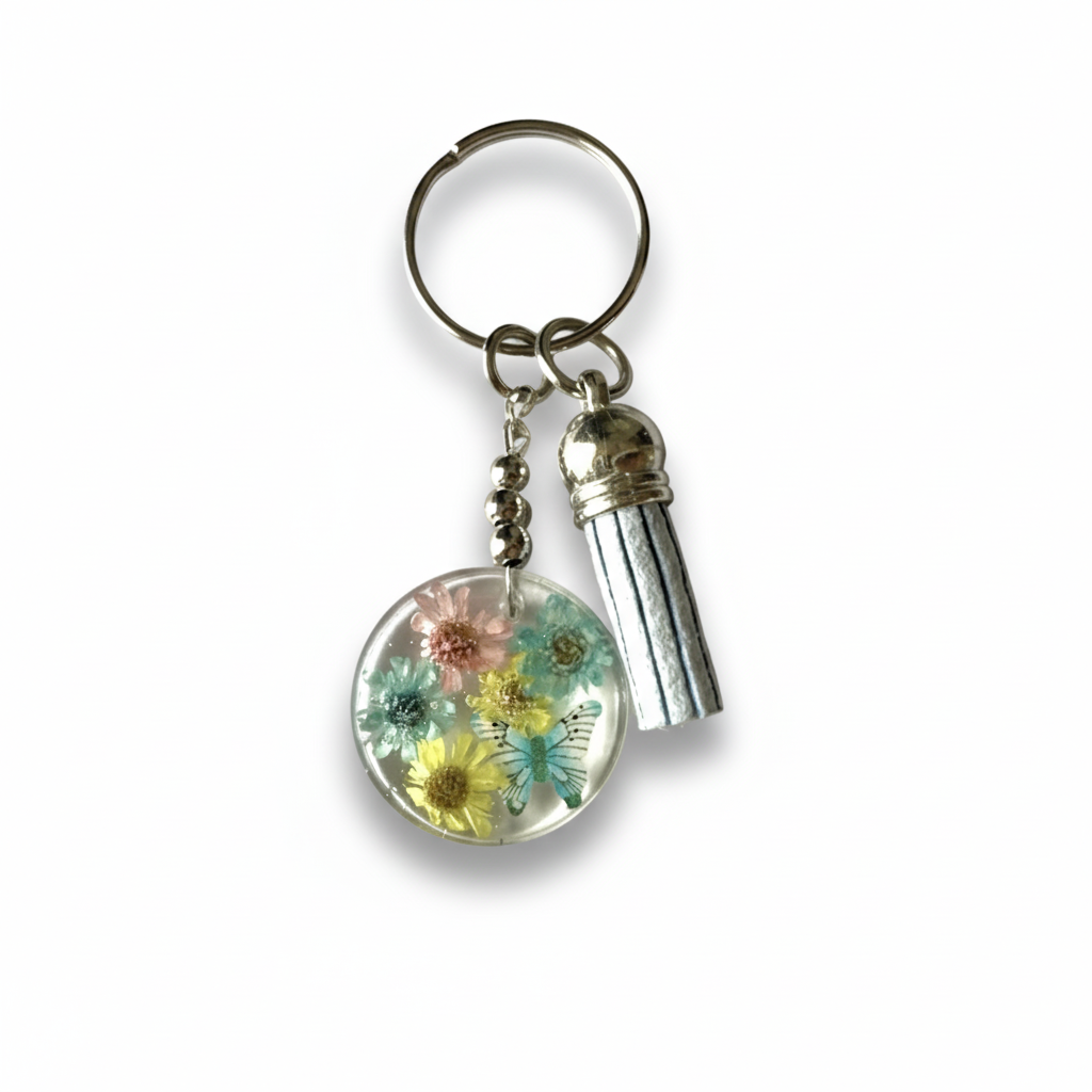 Keyring - Resin (Floral)
