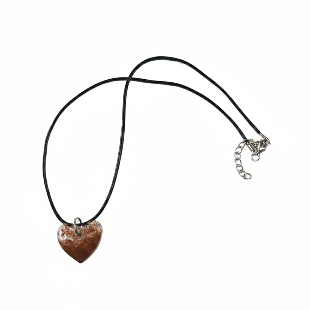 Necklace - Resin (Heart Pendant)