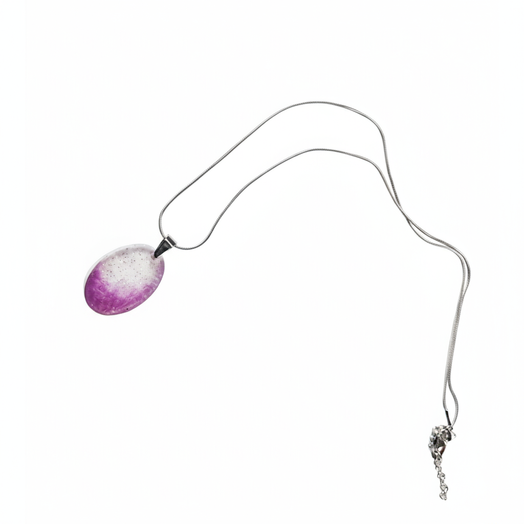 Necklace - Resin (Oval Pendant)