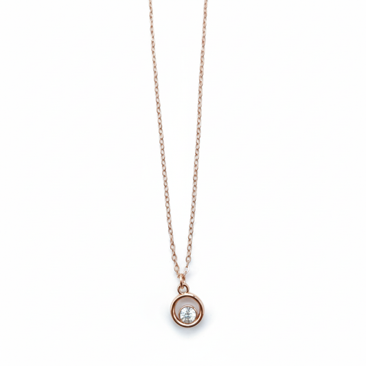 Necklace - Rose Gold (Round)