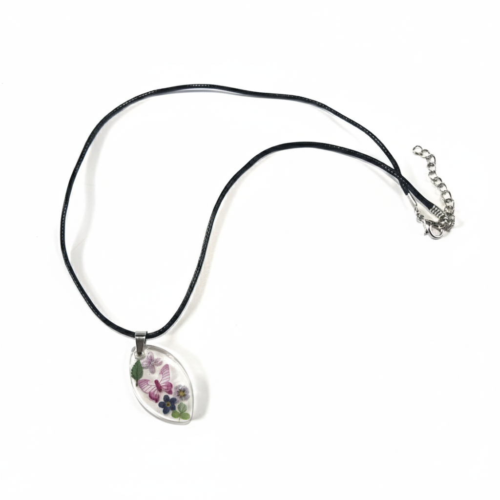 Necklace - Resin (Oval Pendant)