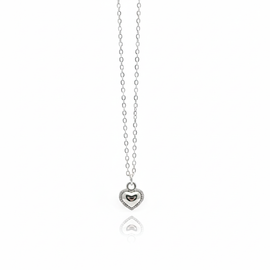 Necklace - Silver (Heart)
