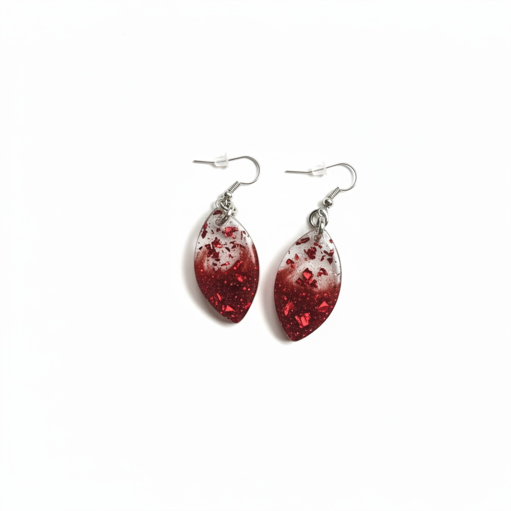 Earrings - Resin (Elongated Oval)