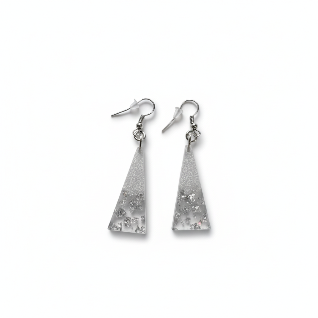 Earrings - Resin (Tapered Triangle)