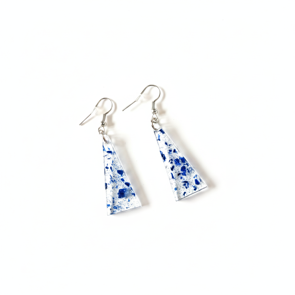 Earrings - Resin (Tapered Triangle)