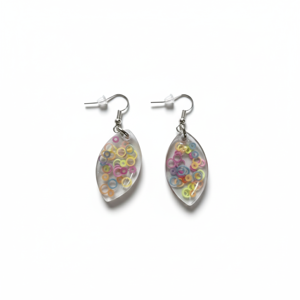 Earrings - Resin (Elongated Oval)
