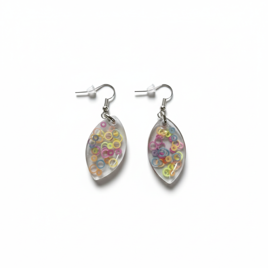 Earrings - Resin (Elongated Oval)