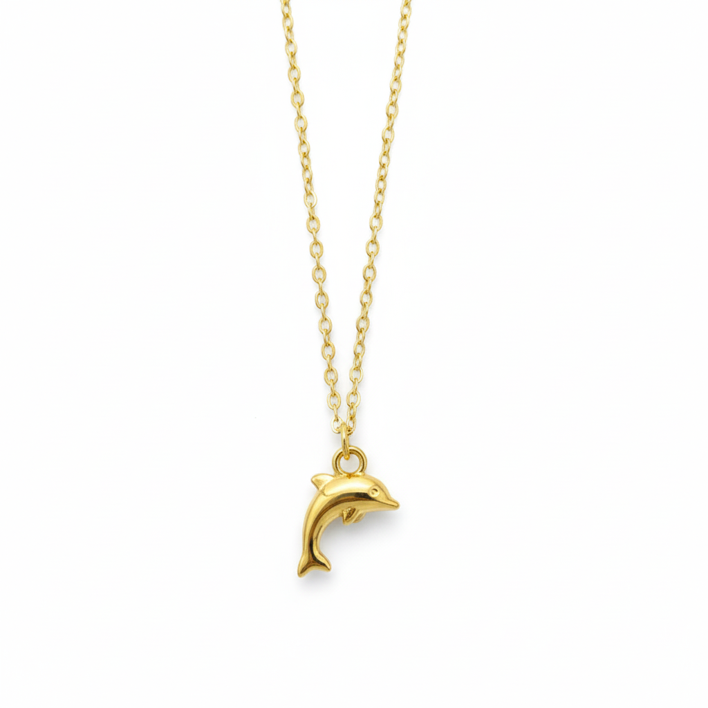 Necklace - Gold (Dolphin)