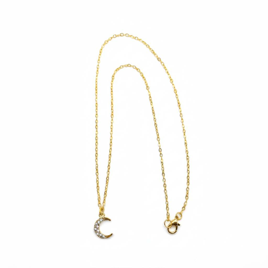 Necklace - Gold (Moon)