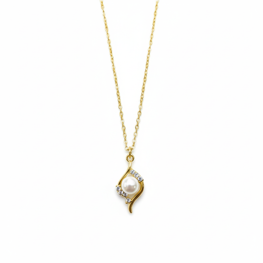 Necklace - Gold (Pearl)