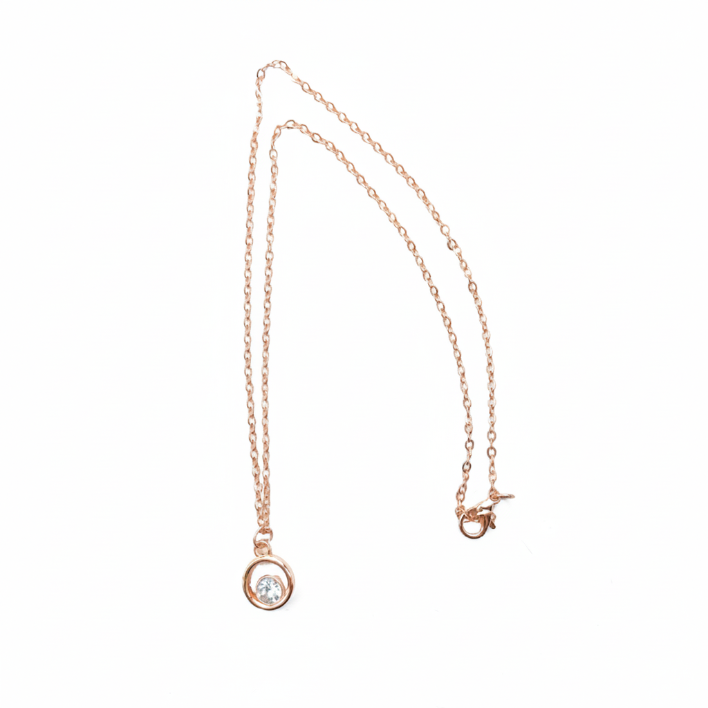 Necklace - Rose Gold (Round)