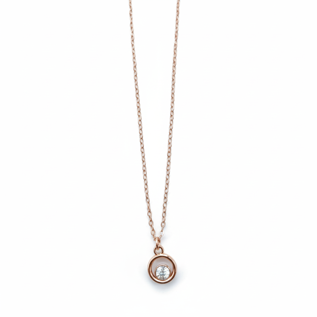 Necklace - Rose Gold (Round)
