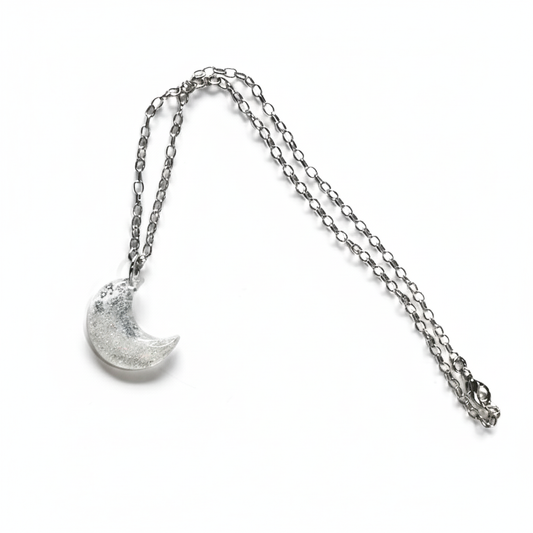 Necklace - Resin (Moon Pendant)