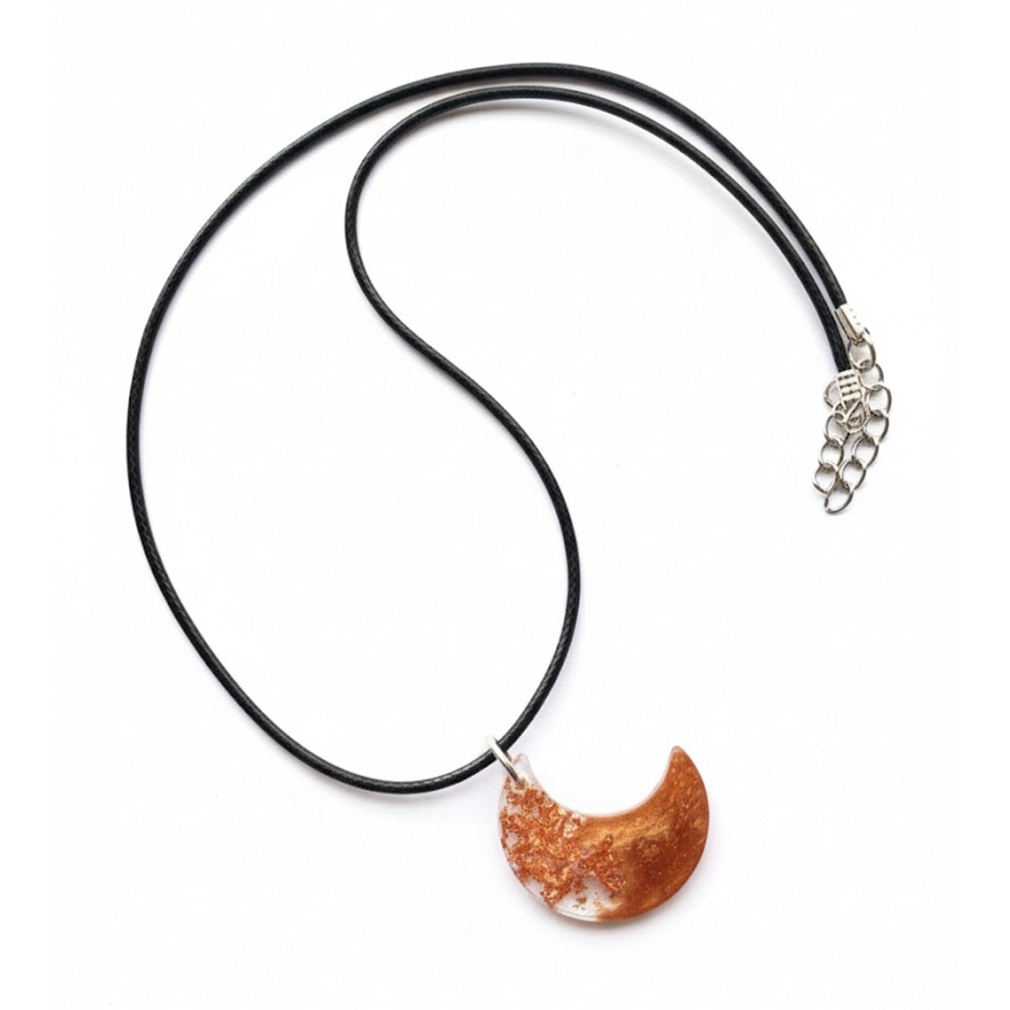 Necklace - Resin (Moon Pendant)