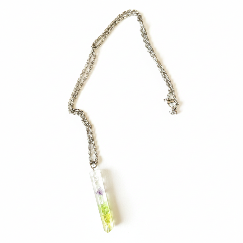 Necklace - Resin (Tubular Pendant)