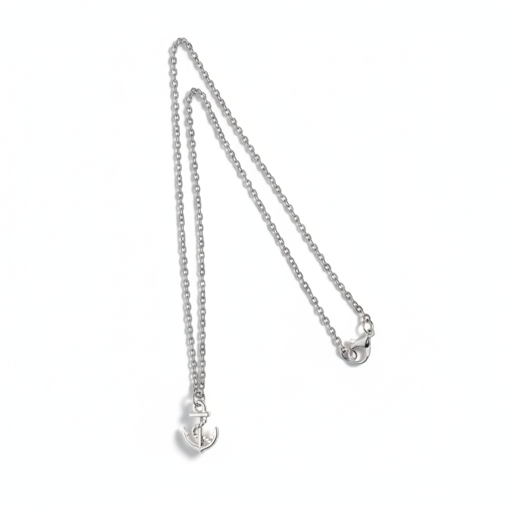 Necklace - Silver (Anchor)