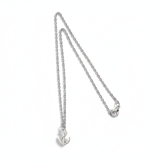 Necklace - Silver (Anchor)