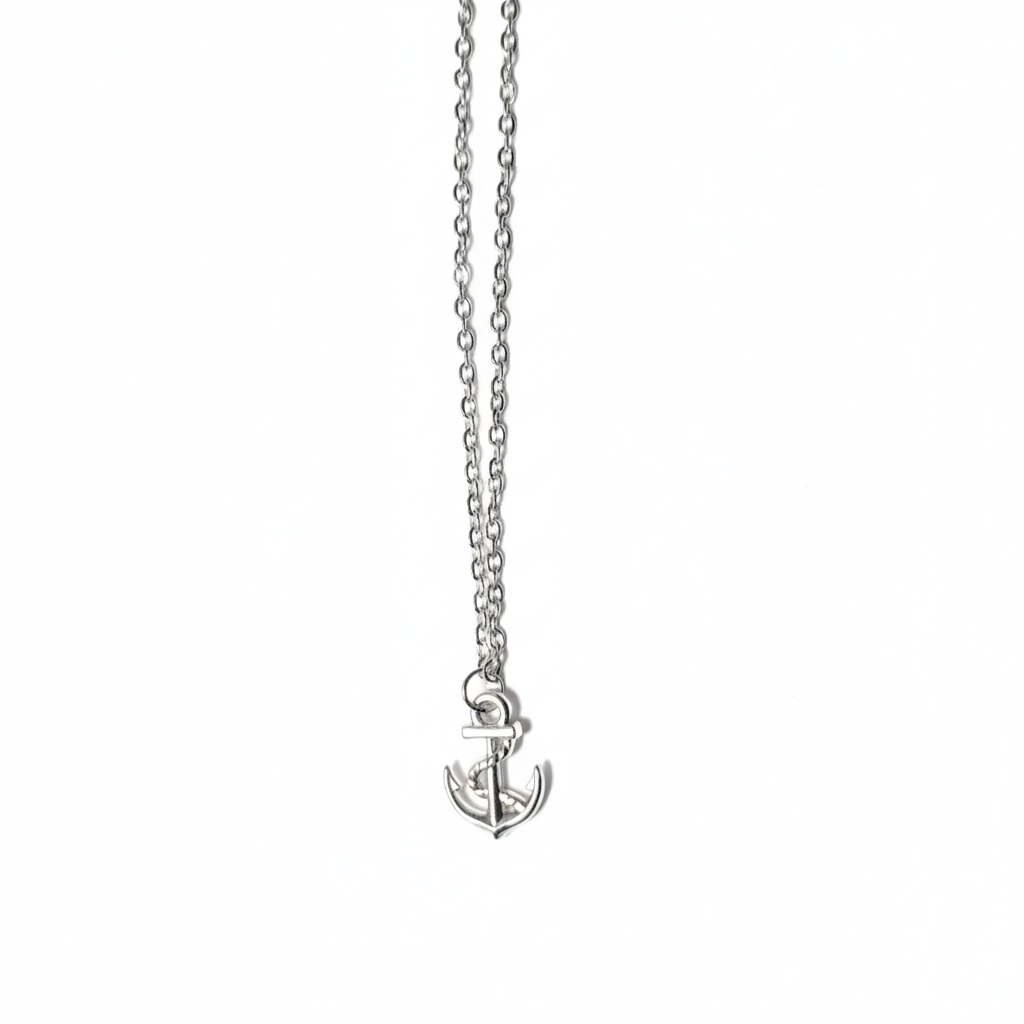 Necklace - Silver (Anchor)