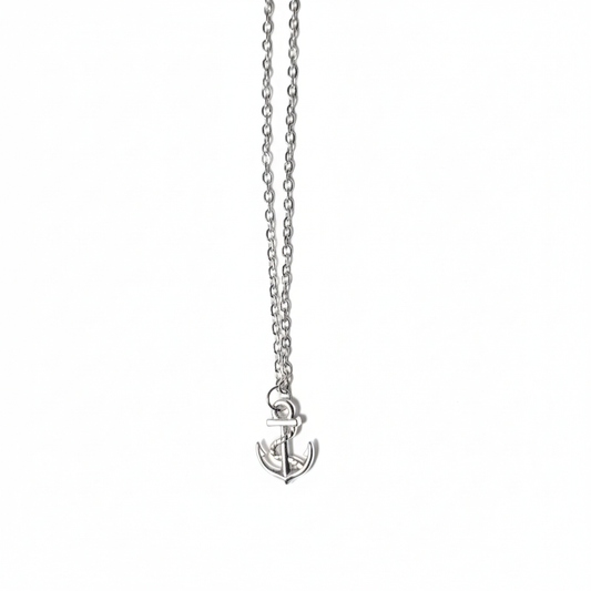 Necklace - Silver (Anchor)