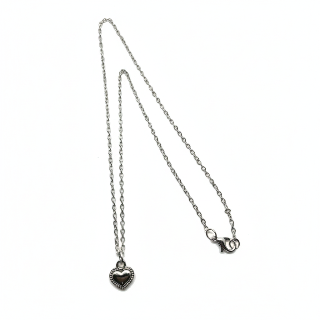 Necklace - Silver (Heart)