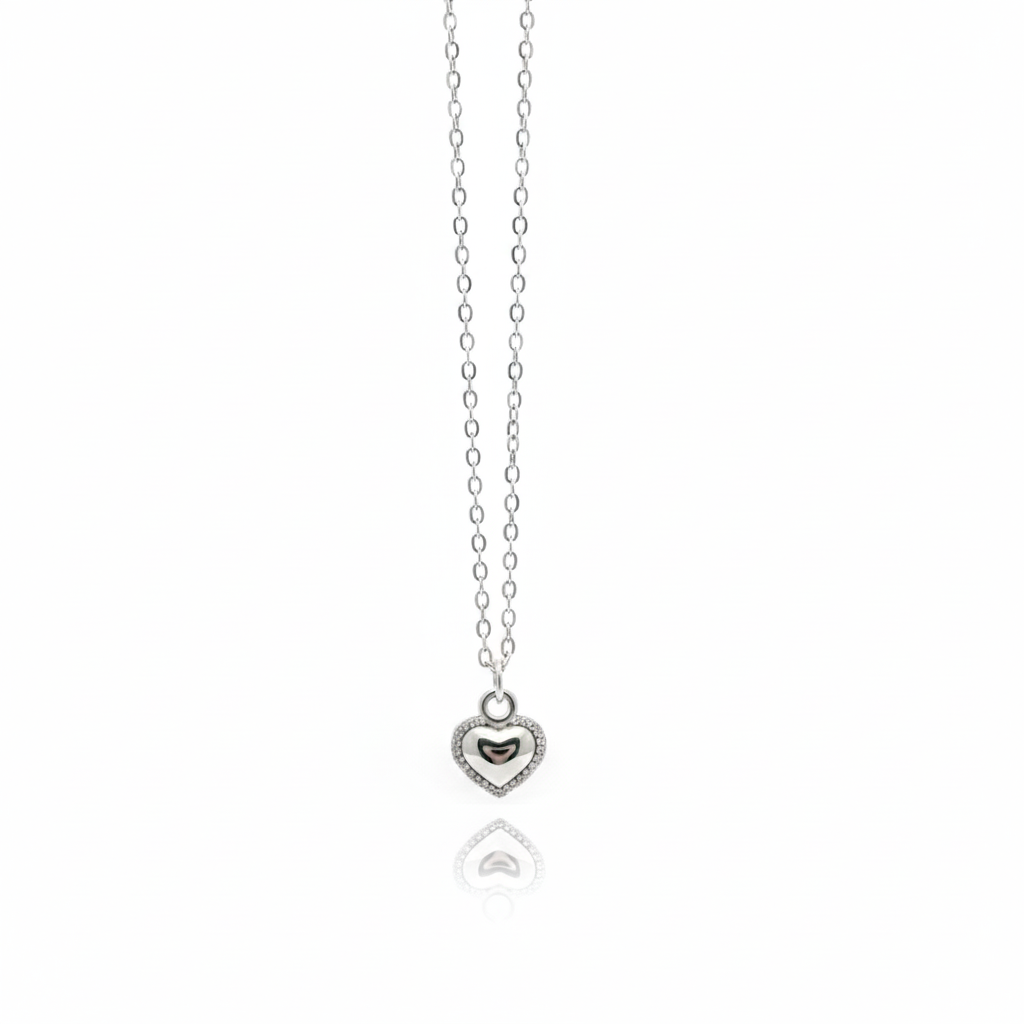 Necklace - Silver (Heart)