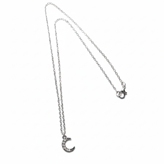 Necklace - Silver (Moon)