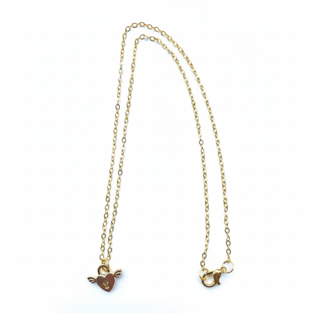 Necklace - Gold (Winged Heart)