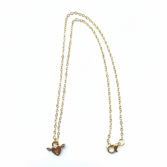 Necklace - Gold (Winged Heart)
