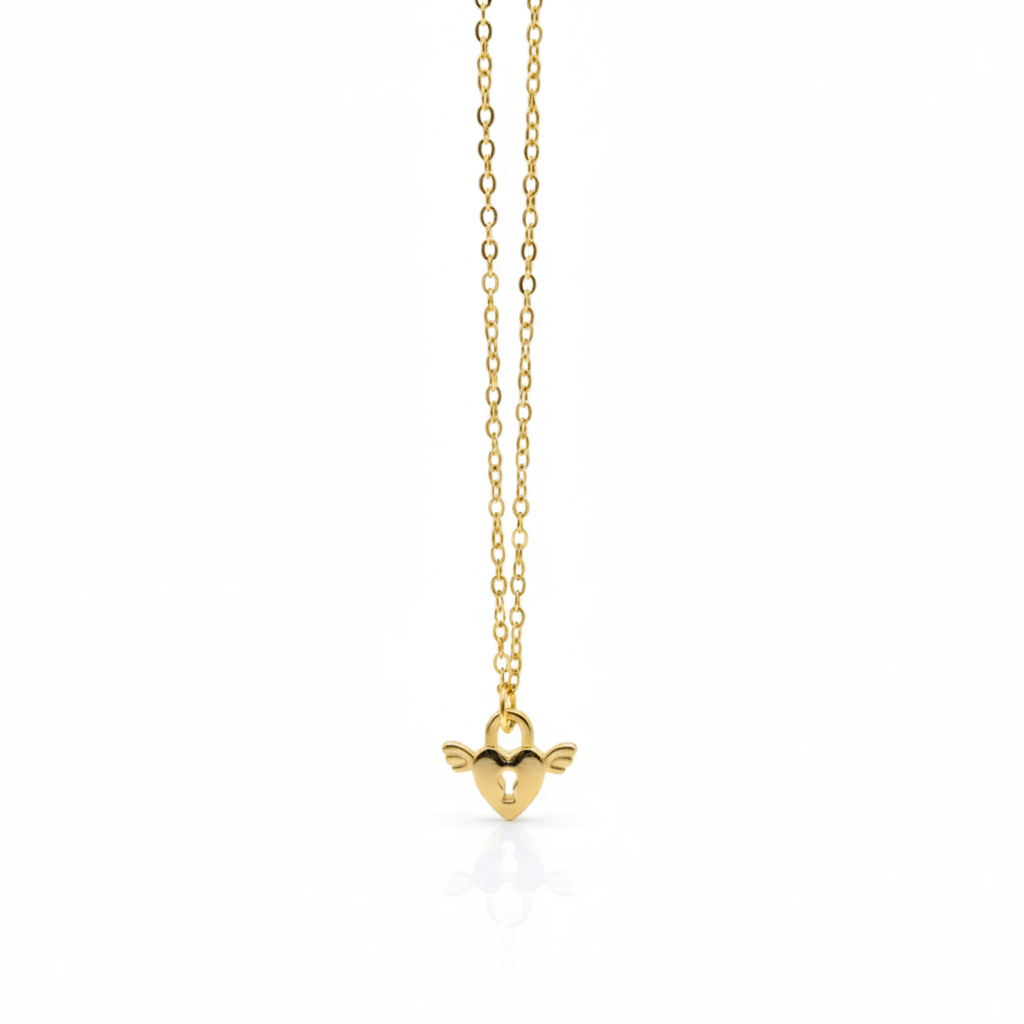 Necklace - Gold (Winged Heart)